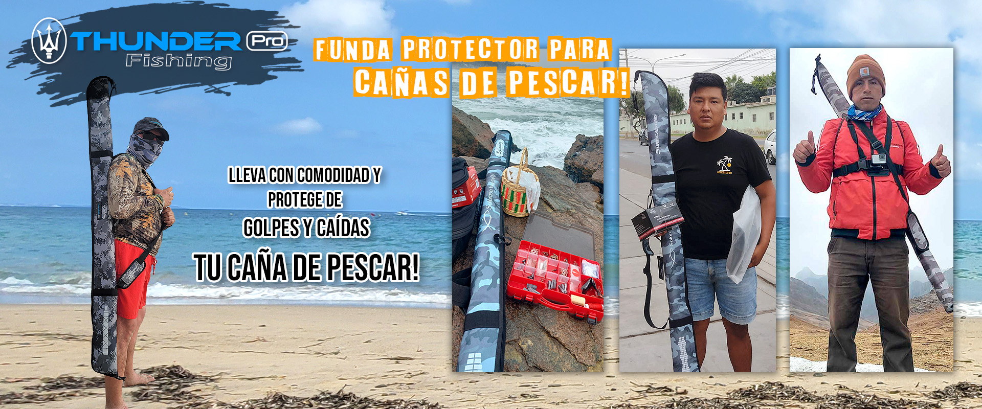 Fundas porta cañas de pescar!