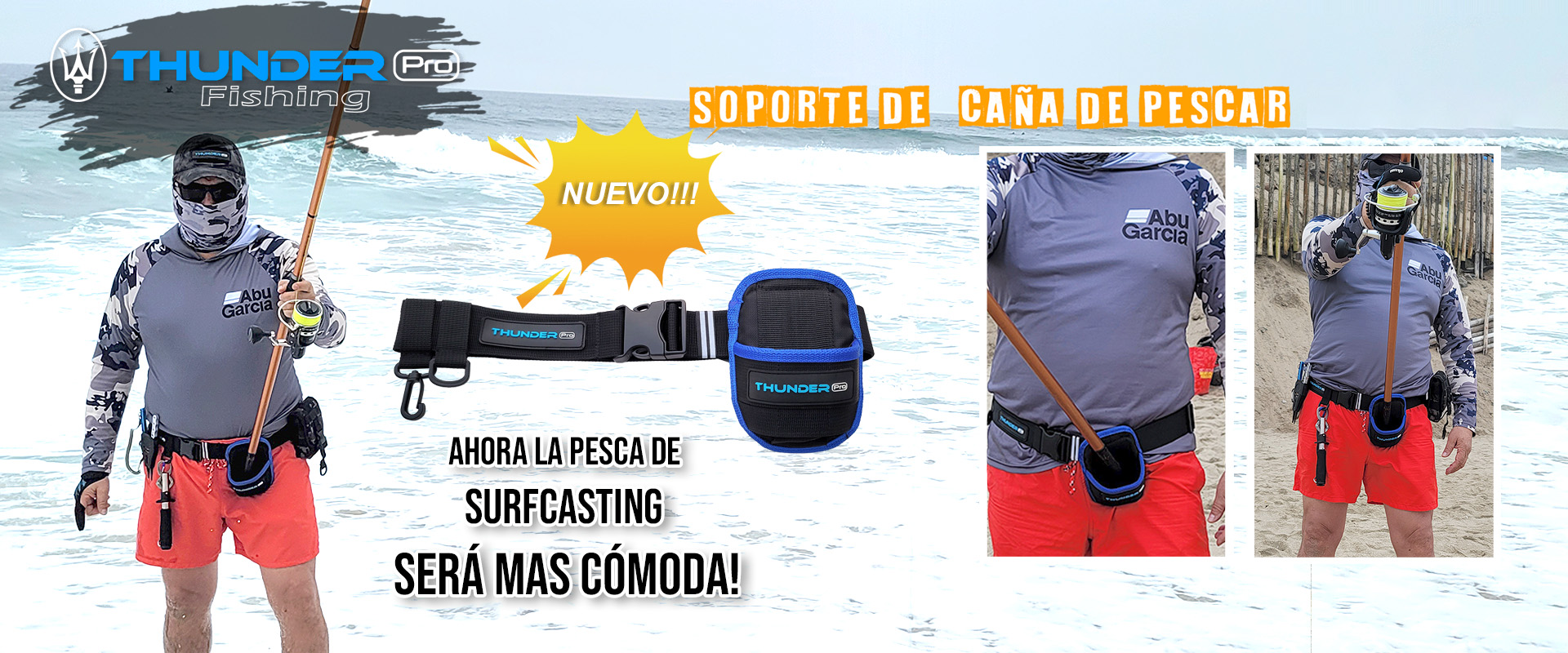 Soporte de cintura para caña de pescar SURF